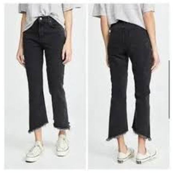 Joe's Women's The Callie High Rise Cropped Boot Black Jeans Size 26 NWT - Picture 1 of 9